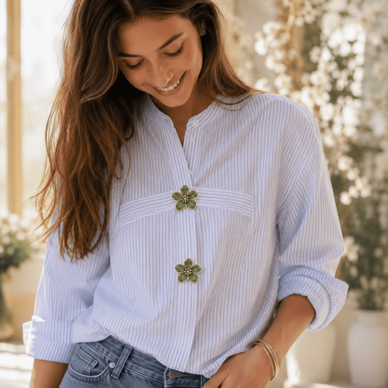 Bloom Button Covers - 2 Pieces Secondary image