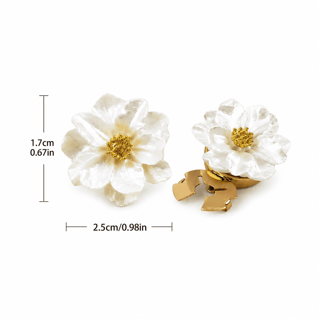 Daisy Button Covers - 2 Pieces